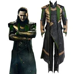 New Cosplaysky Thor The Dark World Loki Whole Set Cosplay Costume