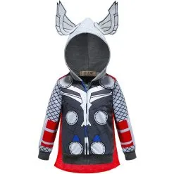 New Cosplaysky Marvel Thor Zip Up Hoodie For Kids Children