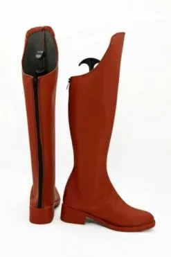 New Cosplaysky Supergirl Kara Danvers Red Boots Cosplay Shoes -Costumes Cosplay Sales QQ 20191126153407