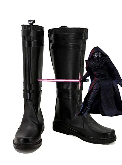 NewCosplay Star Wars: The Force Awakens Kylo Ren Cosplay Shoes