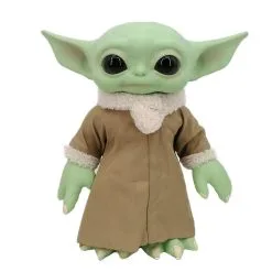 Cossky Star Wars The Mandalorian Season 3 Baby Yoda Latex Doll Toys Children Gift Halloween Cosplay Props