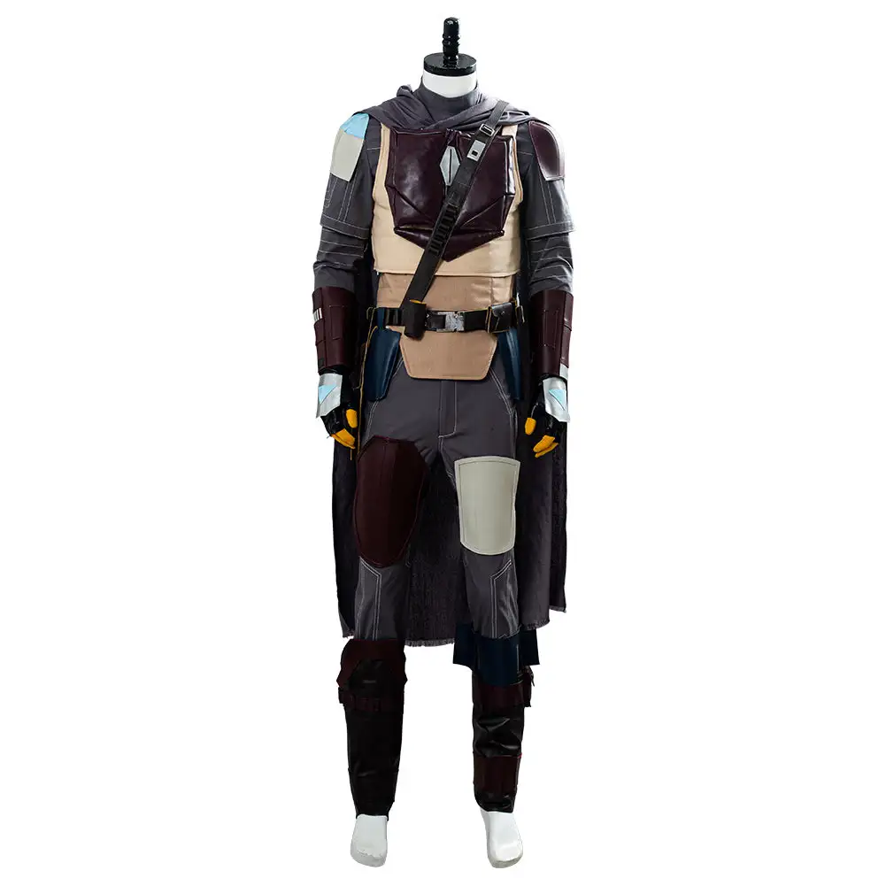 NewCosplay Star Wars The Mandalorian Outfit Cosplay Costume 4 NewCosplay Star Wars The Mandalorian Outfit Cosplay Costume - Image 2