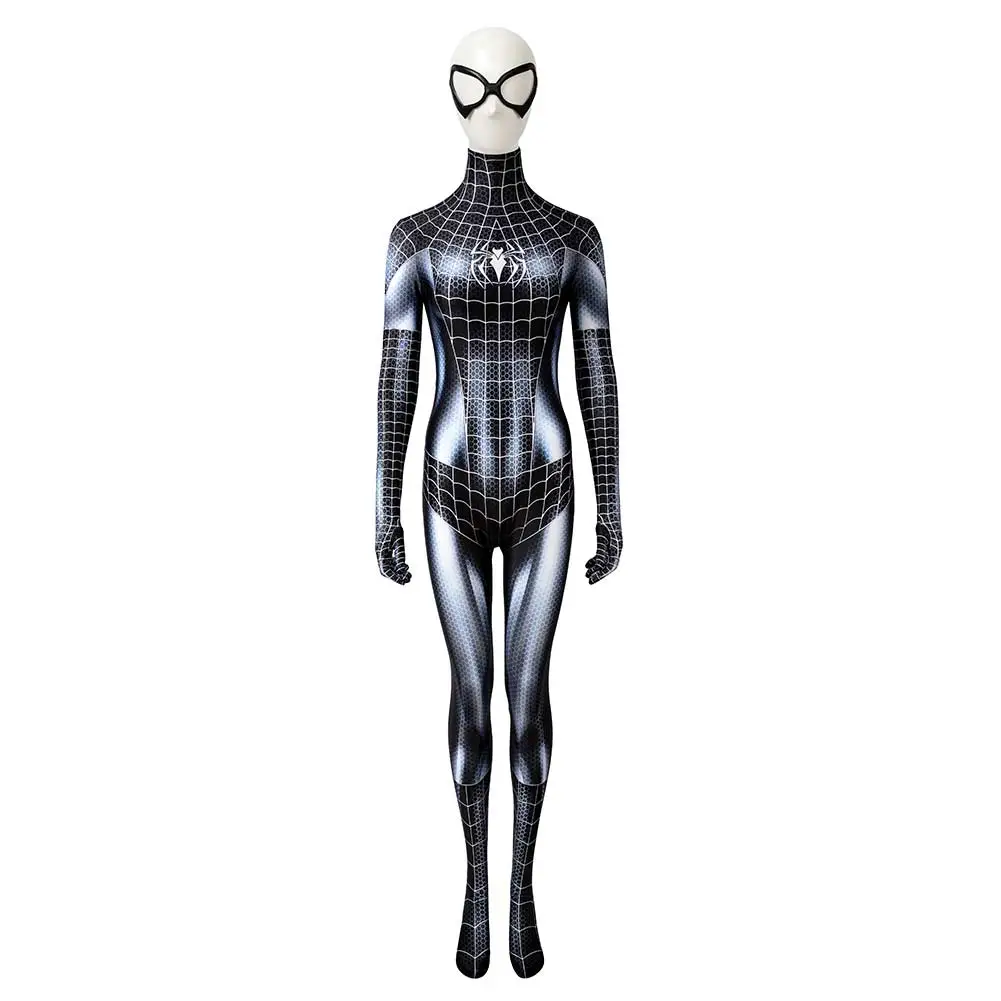 NewCosplay Spider Man Felicia Hardy Black Cat Women Jumpsuit Outfits Halloween Carnival Suit Cosplay Costume 3 NewCosplay Spider Man Felicia Hardy Black Cat Women Jumpsuit Outfits Halloween Carnival Suit Cosplay Costume