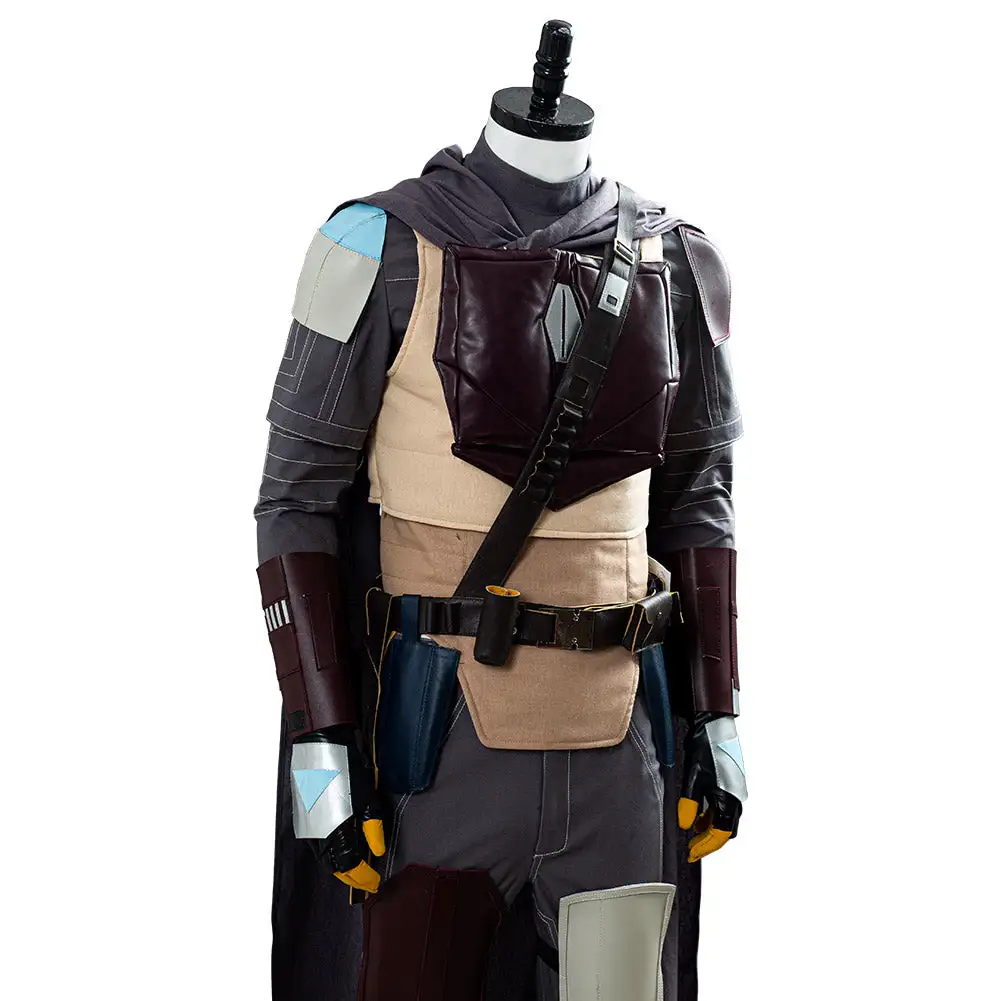 NewCosplay Star Wars The Mandalorian Outfit Cosplay Costume 11 NewCosplay Star Wars The Mandalorian Outfit Cosplay Costume - Image 9