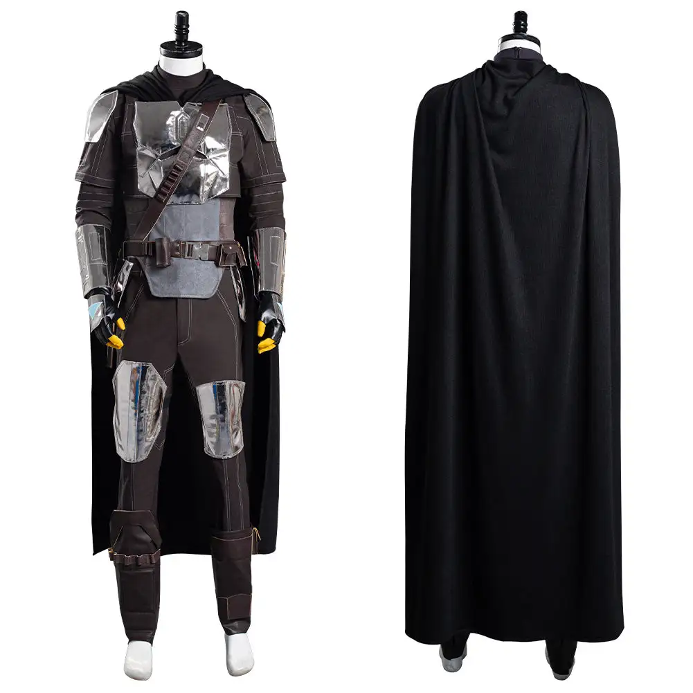 NewCosplay The Mandalorian S2 Beskar Armor Coat Uniform Outfits Halloween Carnival Suit Cosplay Costume 14 NewCosplay The Mandalorian S2 Beskar Armor Coat Uniform Outfits Halloween Carnival Suit Cosplay Costume - Image 12