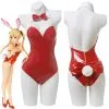 NewCosplay Anime Saenai Heroine No Sodatekata Eriri Spencer Sawamura Sexy Red Bunny Girl Costume Women Sexy Jumpsuit Cosplay Costume -Costumes Cosplay Sales bcedb838a6743f718d2039b9a36fa427