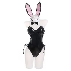 NewCosplay Anime Cosplay Rem Ram Bunny Girl Halloween Carnival Suit Cosplay Costume