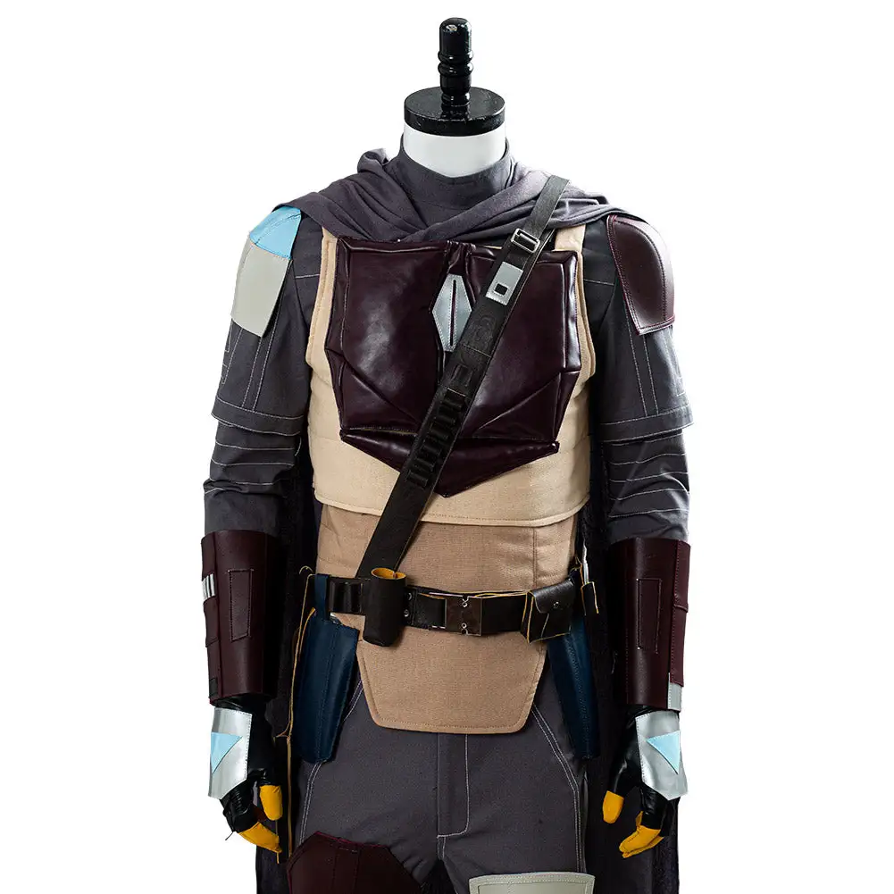 NewCosplay Star Wars The Mandalorian Outfit Cosplay Costume 9 NewCosplay Star Wars The Mandalorian Outfit Cosplay Costume - Image 7