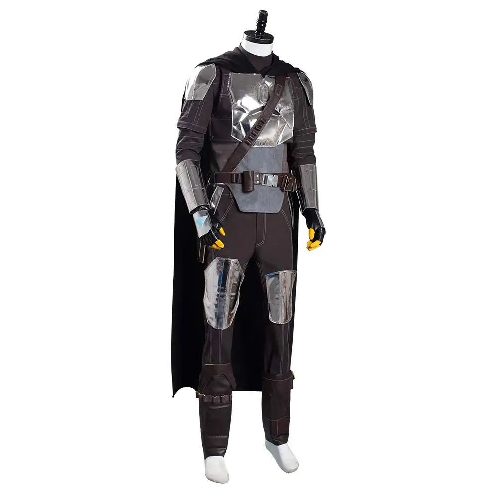 NewCosplay The Mandalorian S2 Beskar Armor Coat Uniform Outfits Halloween Carnival Suit Cosplay Costume 8 NewCosplay The Mandalorian S2 Beskar Armor Coat Uniform Outfits Halloween Carnival Suit Cosplay Costume - Image 6