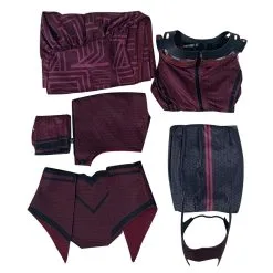 NewCosplay Wanda Vision Scarlet Witch Halloween Carnival Suit Cosplay Costume -Costumes Cosplay Sales cee919b76701a052973ac302e800db1c