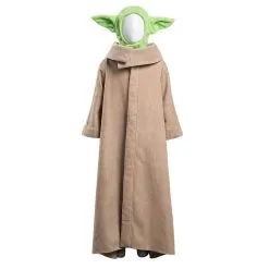 NewCosplay The Mandalorian -Baby Yoda Robe Hat Outfits Halloween Carnival Suit Cosplay Costume For Kids -Costumes Cosplay Sales d62aed24746f1e9b7af4a8fcaa3f5122