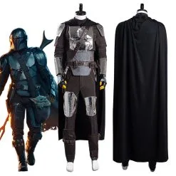 NewCosplay The Mandalorian S2 Beskar Armor Coat Uniform Outfits Halloween Carnival Suit Cosplay Costume