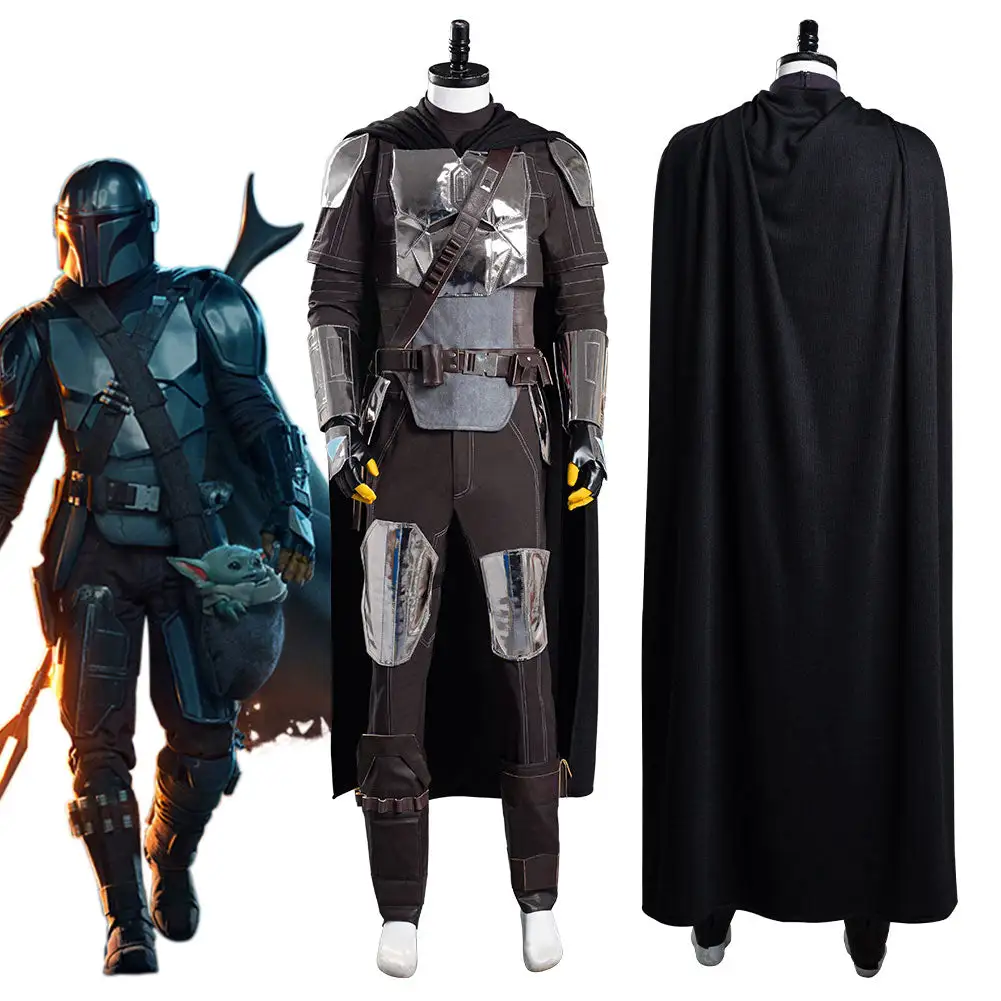 NewCosplay The Mandalorian S2 Beskar Armor Coat Uniform Outfits Halloween Carnival Suit Cosplay Costume 3 NewCosplay The Mandalorian S2 Beskar Armor Coat Uniform Outfits Halloween Carnival Suit Cosplay Costume
