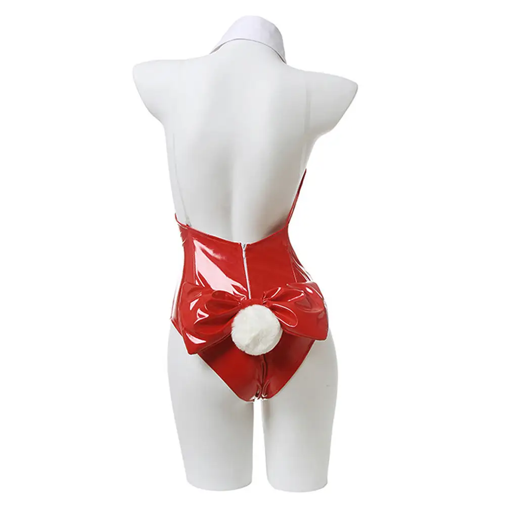 NewCosplay Anime Saenai Heroine No Sodatekata Eriri Spencer Sawamura Sexy Red Bunny Girl Costume Women Sexy Jumpsuit Cosplay Costume 6 NewCosplay Anime Saenai Heroine No Sodatekata Eriri Spencer Sawamura Sexy Red Bunny Girl Costume Women Sexy Jumpsuit Cosplay Costume - Image 4