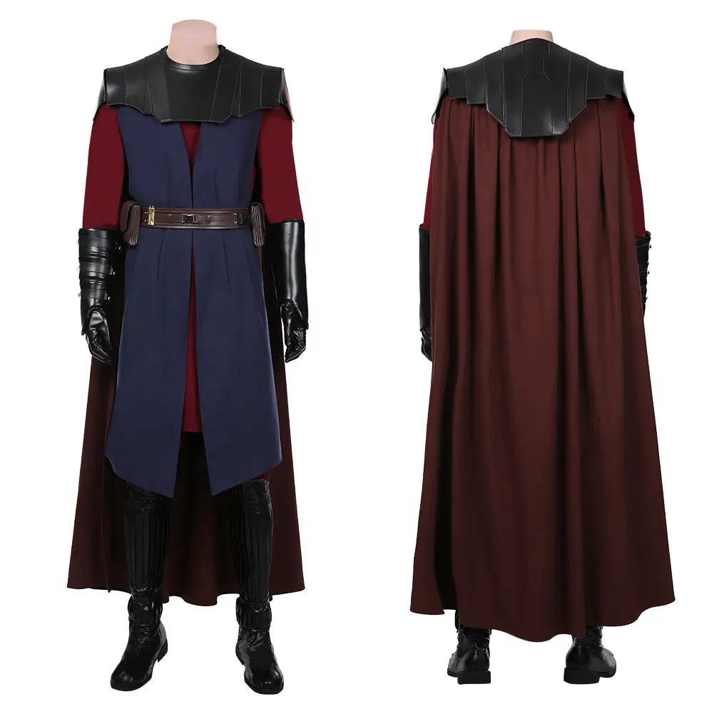 NewCosplay Star Wars: The Clone Wars Anakin Skywalker Coat Cloak Uniform Outfits Halloween Carnival Suit Cosplay Costume 14 NewCosplay Star Wars: The Clone Wars Anakin Skywalker Coat Cloak Uniform Outfits Halloween Carnival Suit Cosplay Costume - Image 12