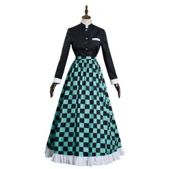NewCosplay Kamado Tanjirou Maid Dress Original Design Cosplay Costume -Costumes Cosplay Sales f169027a8242250ef330d8399c12a375
