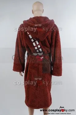 NewCosplay Star Wars Chewbacca Hooded Bath Robe Costume Bathrobe -Costumes Cosplay Sales star wars chewbacca hooded bath robe costume bathrobe 6