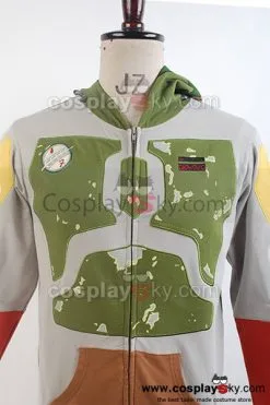 NewCosplay Star Wars Darker Boba Jacket Hoodie Costume -Costumes Cosplay Sales star wars darker boba jacket hoodie costume 3