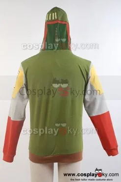 NewCosplay Star Wars Darker Boba Jacket Hoodie Costume -Costumes Cosplay Sales star wars darker boba jacket hoodie costume 5