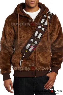 NewCosplay Star Wars I Am Chewie Chewbacca Furry Costume Hoodie Cosplay Jacket