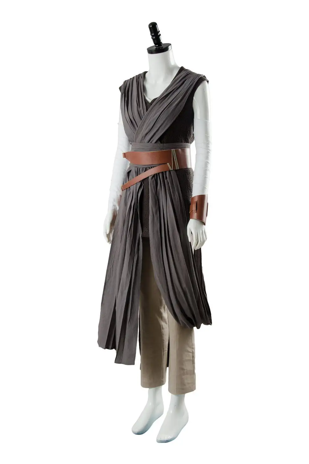 NewCosplay Star Wars 8 The Last Jedi Rey Outfit Ver.2 Cosplay Costume - Image 3