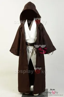 NewCosplay Kids Children Star Wars Obi Wan Kenobi Jedi Costume Cosplay Costume 13 NewCosplay Kids Children Star Wars Obi Wan Kenobi Jedi Costume Cosplay Costume -Costumes Cosplay Sales star wars kenobi jedi cosplay costume child version 3 1