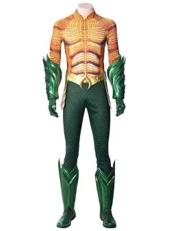 CosplaySky DC Justice League Aquaman Arthur Curry Outfit Cosplay Costume